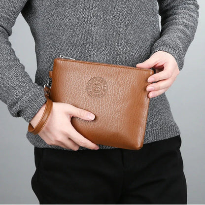 Soft PU Leather Male Wristlet Pack BagSoft PU Leather Male Wristlet Pack BagSoft PU Leather Male Wristlet Pack Bag