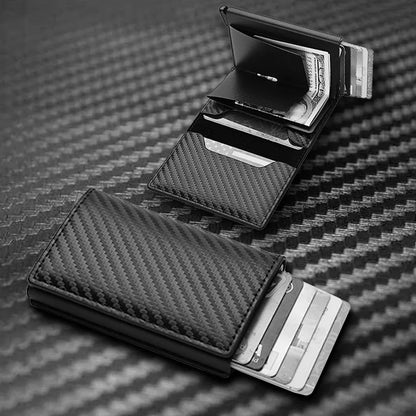 Carbon Fiber Card Holder WalletsCarbon Fiber Card Holder WalletsCarbon Fiber Card Holder Wallets