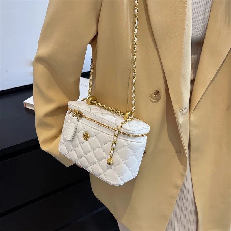 Luxury Mini Box PU Leather Crossbody BagLuxury Mini Box PU Leather Crossbody BagLuxury Mini Box PU Leather Crossbody Bag